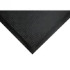 M + A Matting Anderson Cushion Station™ Nitrite Rubber Anti-Fatigue Floor Mat Without Holes, 4' x 5.92', Black