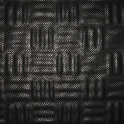 M + A Matting Anderson Cushion Station™ Nitrite Rubber Anti-Fatigue Floor Mat Without Holes, 3.2' x 12.3', Black