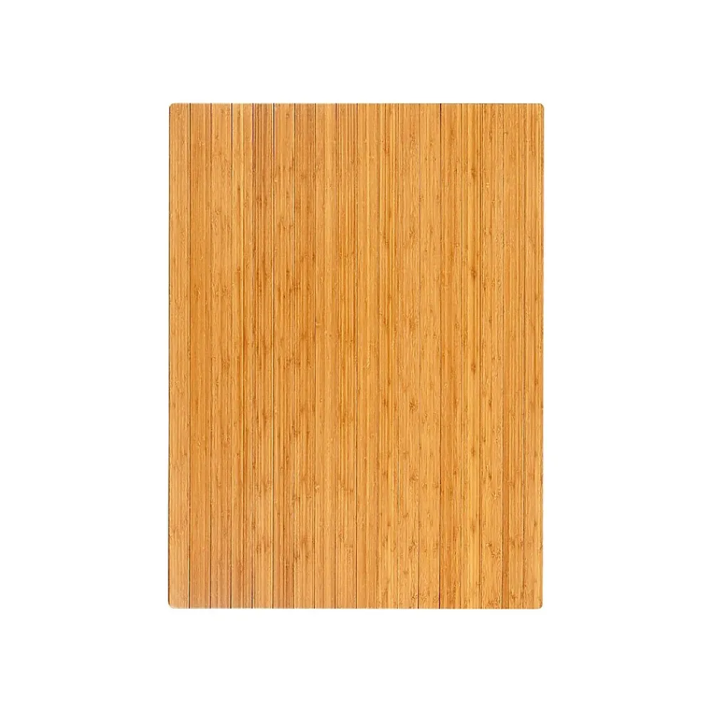 Chair Mats*Anji Mountain Carpet & Hard Floor Chair Mat, 36" x 48'', Low-Pile, Bamboo (PB0103ST)