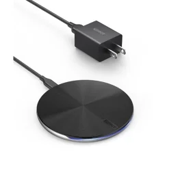 PowerWave Pad Lite+ Wireless Charging Pad, 3.3 ft., Black (B2536J11-1)<Anker Best