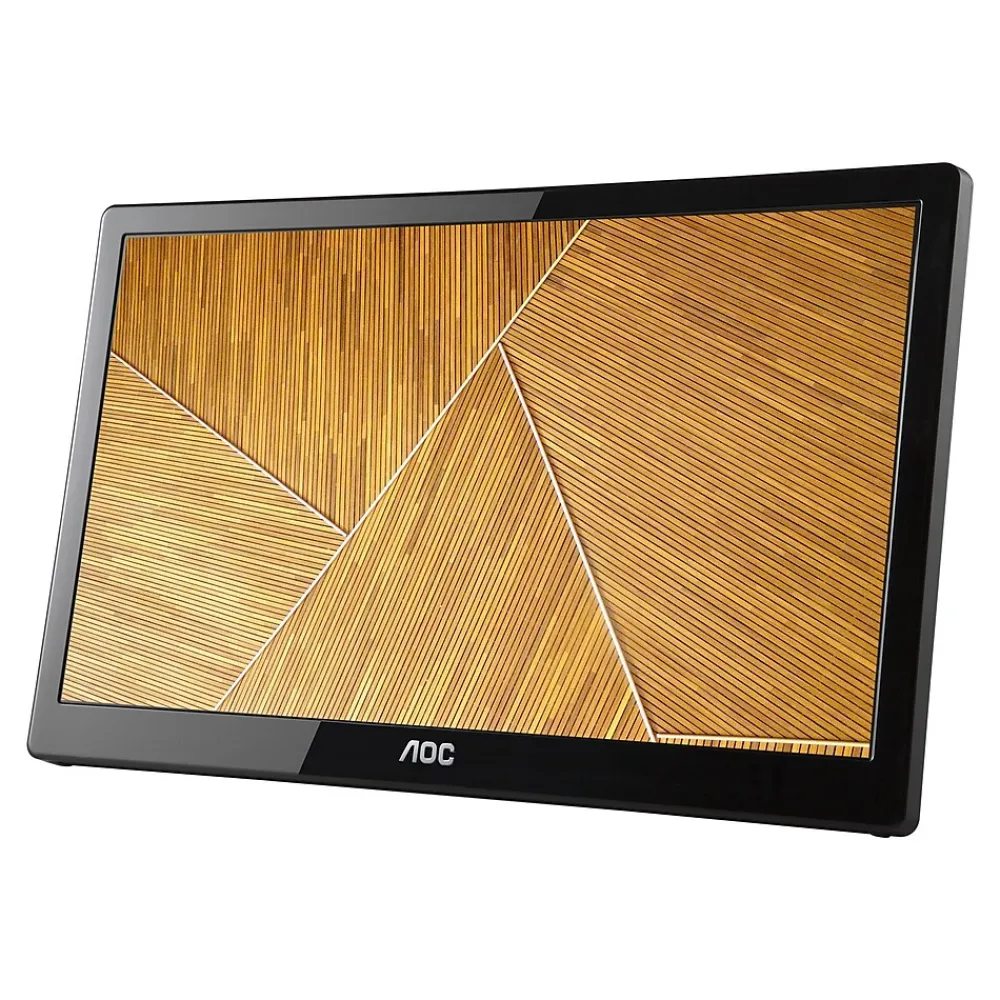 Online AOC E1659FWU 15.6" Portable HD LED Monitor, Black