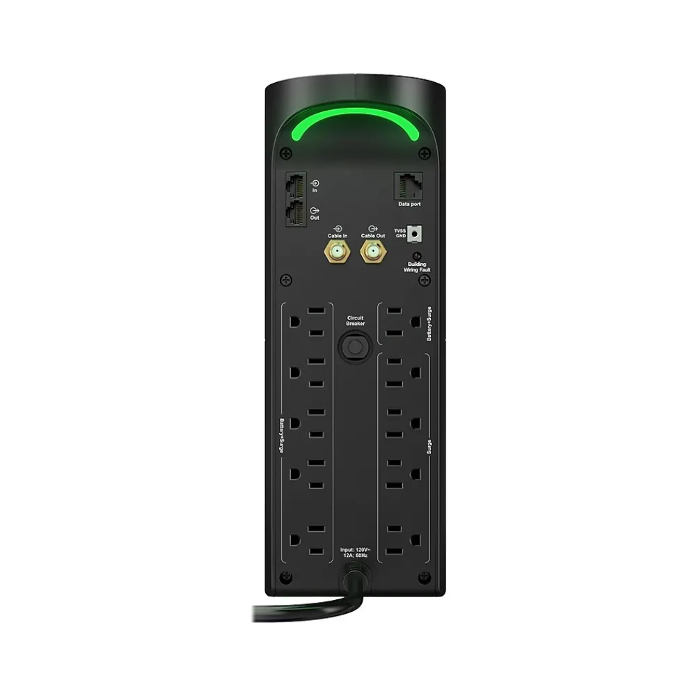 APC Back-UPS Pro Gaming 1500VA UPS, 10 Outlets, Midnight (BGM1500B)