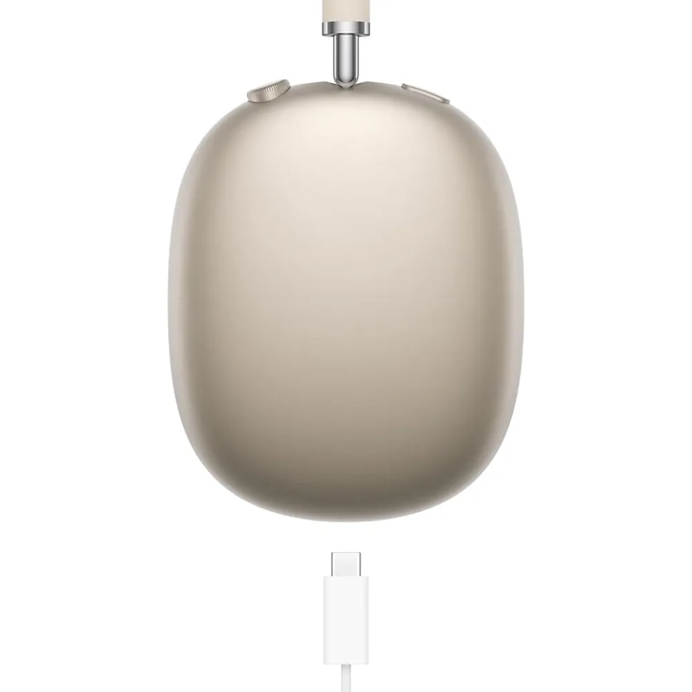 AirPods Max Wireless Active Noise Canceling Over-Ear Headset, USB-C, Bluetooth, Orange (MWW73AM/A)<Apple Best