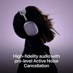 AirPods Max Wireless Active Noise Canceling Over-Ear Headset, USB-C, Bluetooth, Orange (MWW73AM/A)<Apple Best