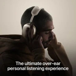 AirPods Max Wireless Active Noise Canceling Over-Ear Headset, USB-C, Bluetooth, Midnight (MWW43AM/A)<Apple Online