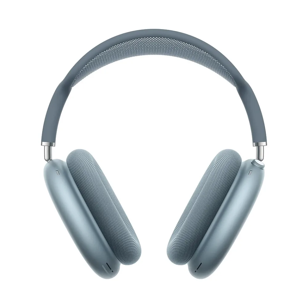 AirPods Max Wireless Active Noise Canceling Over-Ear Headset, USB-C, Bluetooth, Blue (MWW63AM/A)<Apple Sale