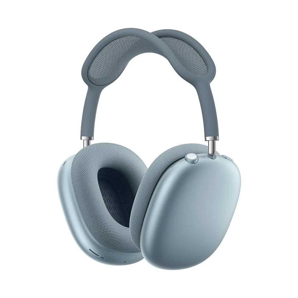 AirPods Max Wireless Active Noise Canceling Over-Ear Headset, USB-C, Bluetooth, Blue (MWW63AM/A)<Apple Sale