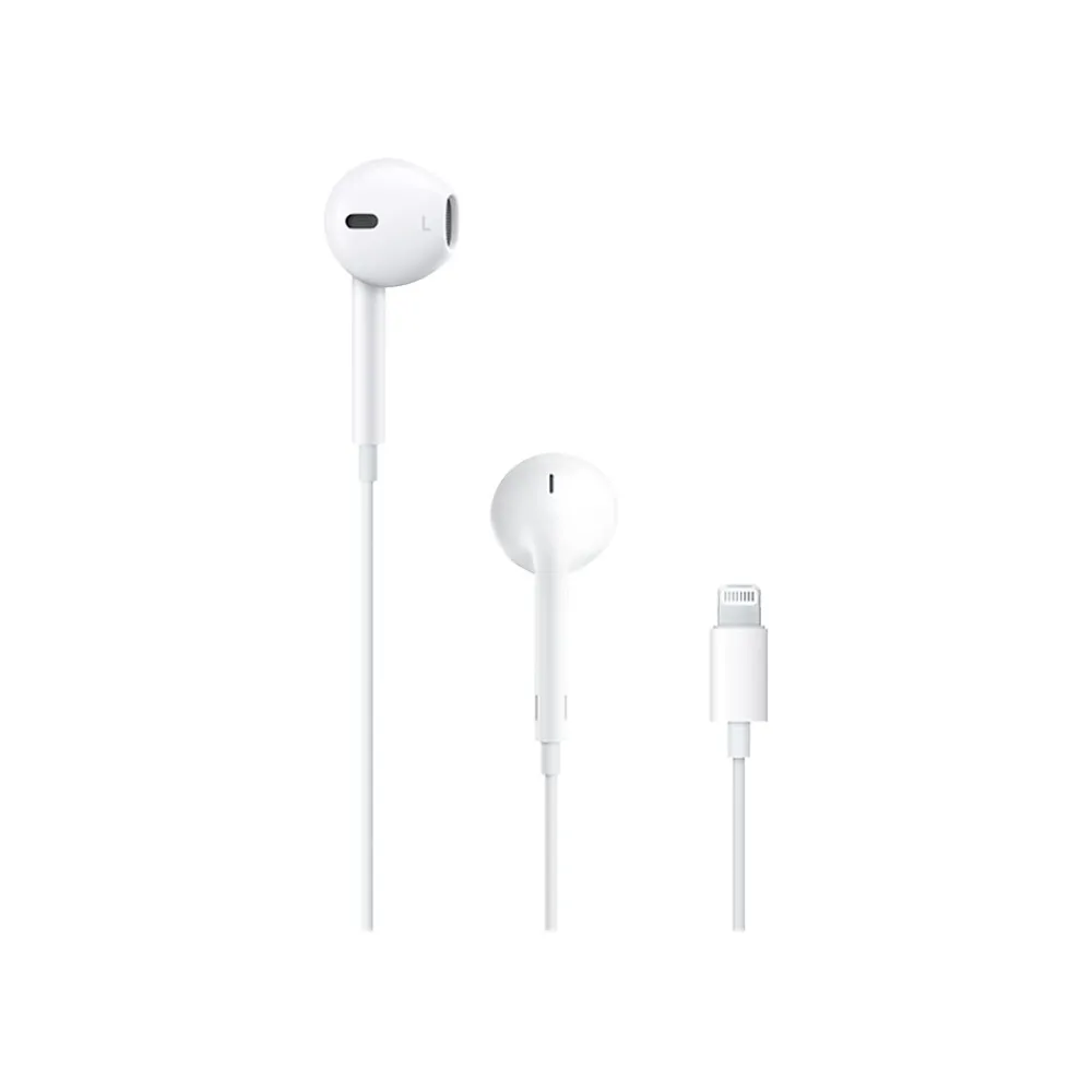 EarPods with Lightning Connector Headphones, White (MMTN2AM/A)<Apple