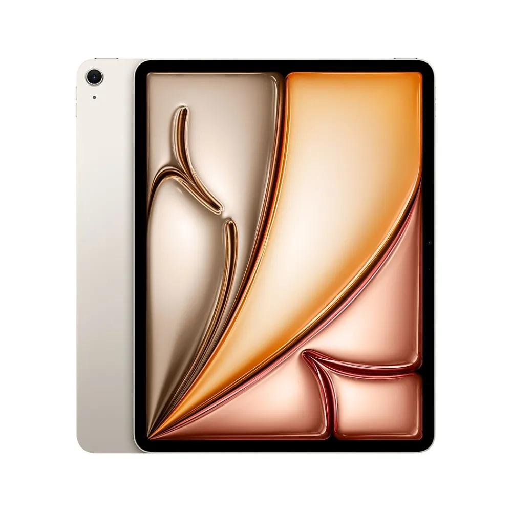 iPad Air M2 Chip 13" Tablet, 128GB, Wi-Fi, Starlight (MV293LL/A)<Apple Hot