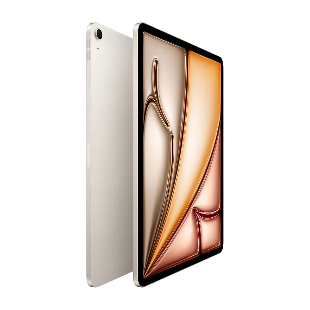 iPad Air M2 Chip 13" Tablet, 128GB, Wi-Fi, Starlight (MV293LL/A)<Apple Hot