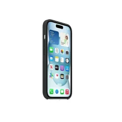 Apple iPhone 15 Silicone Case with MagSafe, Black (MT0J3ZM/A)