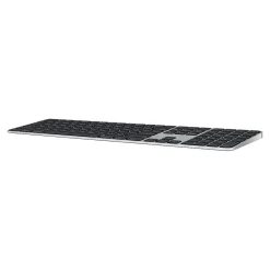 Clearance Apple Magic Keyboard with Touch ID and Numeric Keypad Wireless, Silver/Black Keys (MMMR3LL/A)