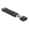Clearance Apricorn Aegis Secure Key 3z 128GB USB 3.1 Type A Flash Drive, Black (ASK3Z-128GB)