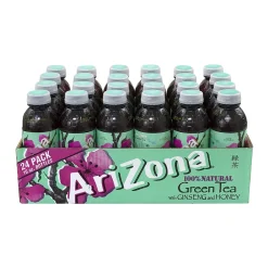Arizona Green Tea Ginseng and Honey, 16 Oz., 24/Pack (900-00086)