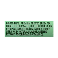 Arizona Green Tea Ginseng and Honey, 16 Oz., 24/Pack (900-00086)