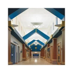 Armstrong CORTEGA Second Look Angled Tegular Edge Ceiling Tile, 24" x 48", White, 8/Carton (BP2758C)