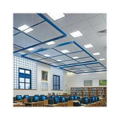 Armstrong CORTEGA Square Lay-In Edge Ceiling Tile, 24" x 48", White, 6/Carton (BP823A)