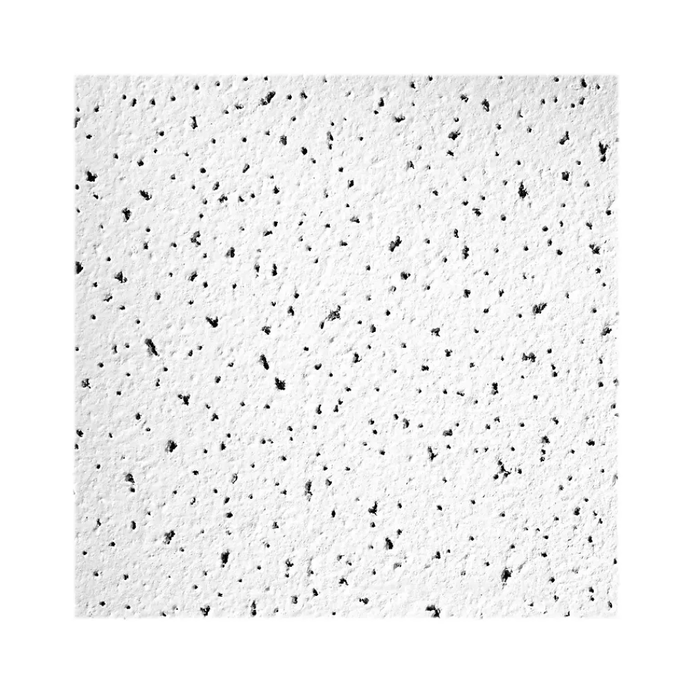 Armstrong FINE FISSURED Square Lay-In Edge Ceiling Tile 15/16, 24" x 48", White, 8/Carton (BP1830)
