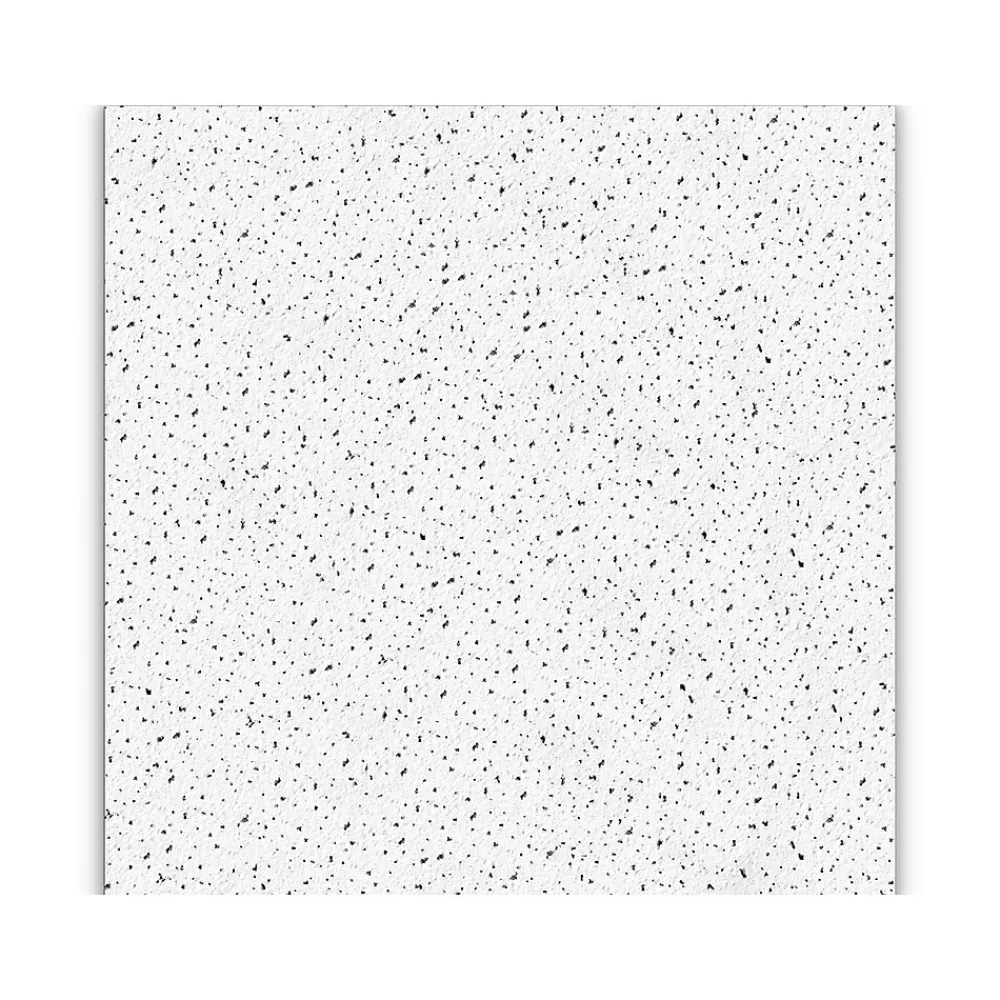 Armstrong FINE FISSURED Square Lay-In Edge Ceiling Tile, 24" x 24", White, 16/Carton (BP1728A)