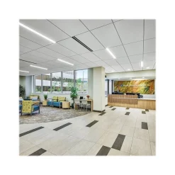 Armstrong OPTIMA Health Zone Lay-In Square Edge Ceiling Tile, 24" x 48", White, Dozen (BP3115CPB)