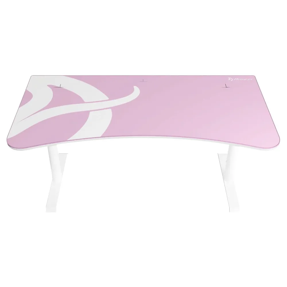 Computer Desks*Arozzi Arena 63"W Gaming Desk, White/Pink (ARENA-NA-WHITE-PINK)
