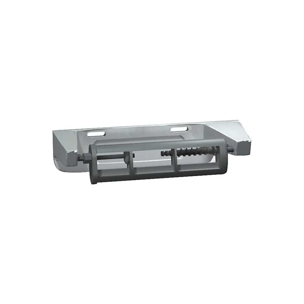 Bathroom Tissue Dispenser, Single Roll, Heavy-duty Cast Aluminum, 6-9/16"L x 4-3/4"W x 1-3/4"H<ASI New