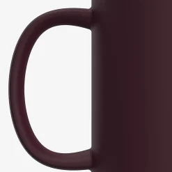 Ceramic Travel Mug with Cork Base, 12 oz., Burgundy (SM50BURG)<ASOBU Hot