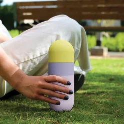 ASOBU Orb Stainless Steel Vacuum Insulated Water Bottle, 14 oz., Pastel Purple (ADNASBV30PP)