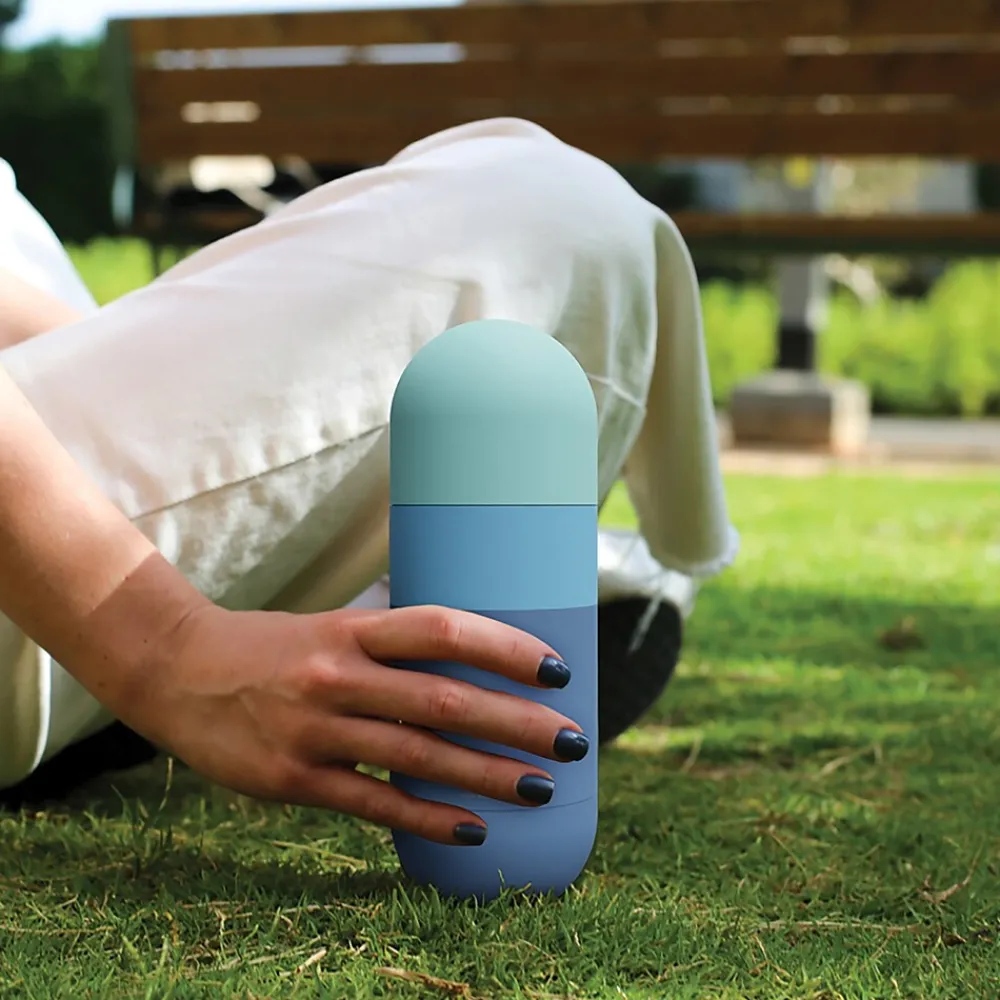 ASOBU Orb Water Bottle, 14 oz., Pastel Blue (SBV30)