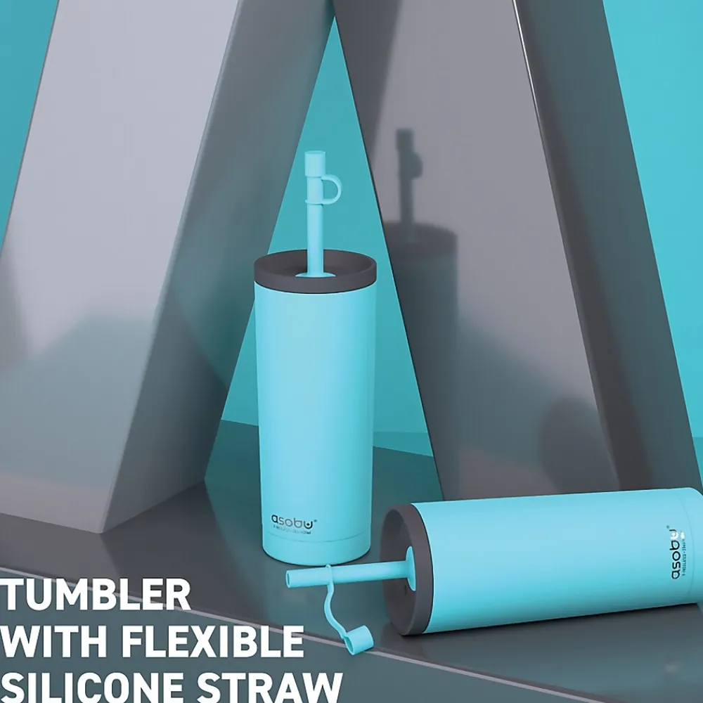 Super Sippy Insulated Coffee Tumbler, 20 oz., Teal (NA-ICT200)<ASOBU Sale