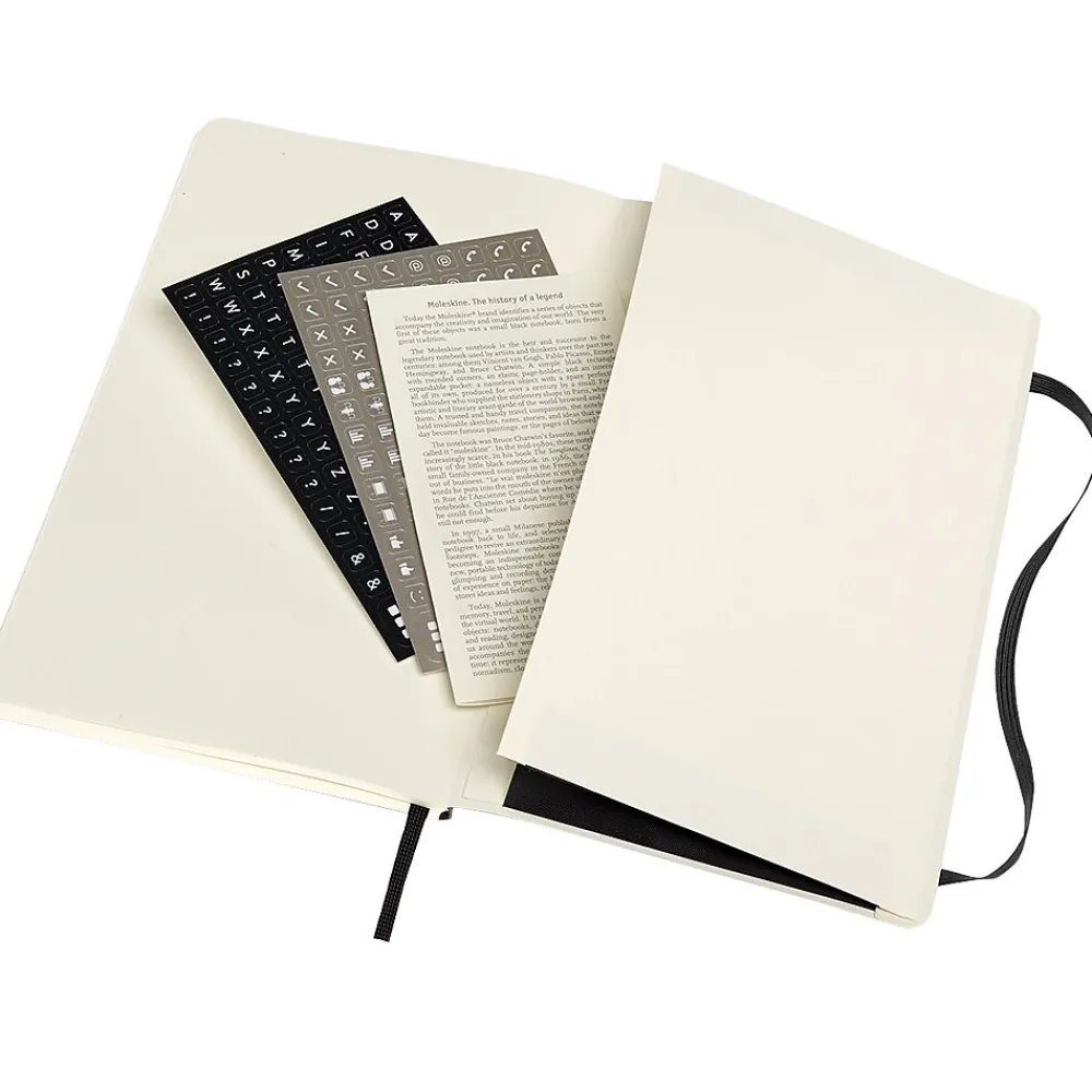 Notebooks|Assorted Publishers PRO Professional Notebooks, 5" x 8.25", Narrow Ruled, Black (620787)