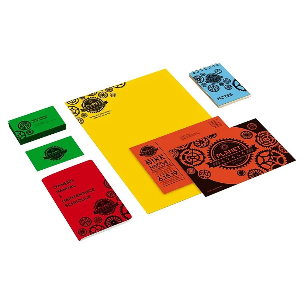 Card Stock*Astrobrights 65 lb. Cardstock Paper, 8.5" x 11", Eco Assortment, 250 Sheets/Pack (98853)
