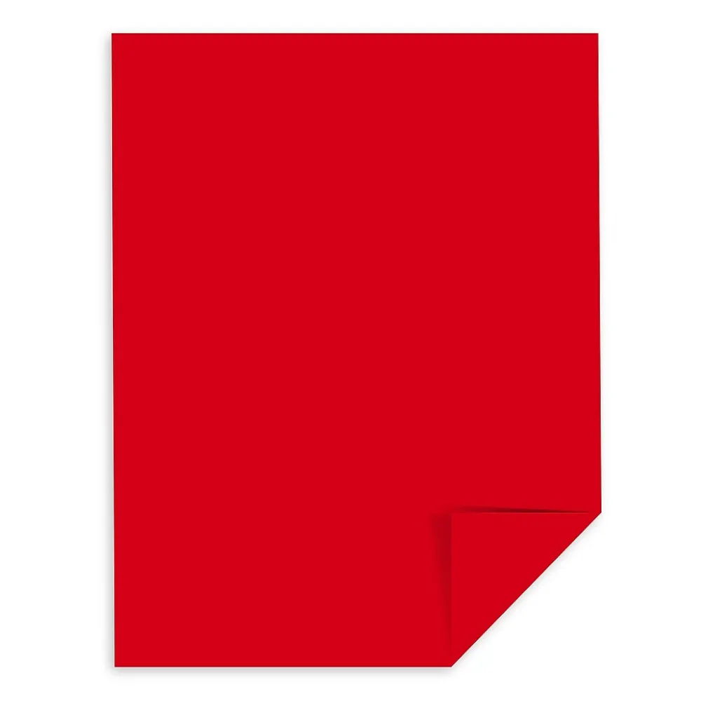 Card Stock*Astrobrights 65 lb. Cardstock Paper, 8.5" x 11", Re-Entry Red, 2,000 Sheets/Carton (22751CT)