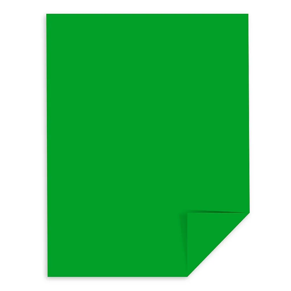 Card Stock*Astrobrights 65 lb. Cardstock Paper, 8.5" x 11", Gamma Green, 2,000 Sheets/Carton (22741CT)