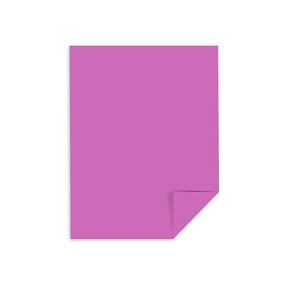 Card Stock*Astrobrights 65 lb. Cardstock Paper, 8.5" x 11", Outrageous Orchid, 250 Sheets/Pack (WAU21951)