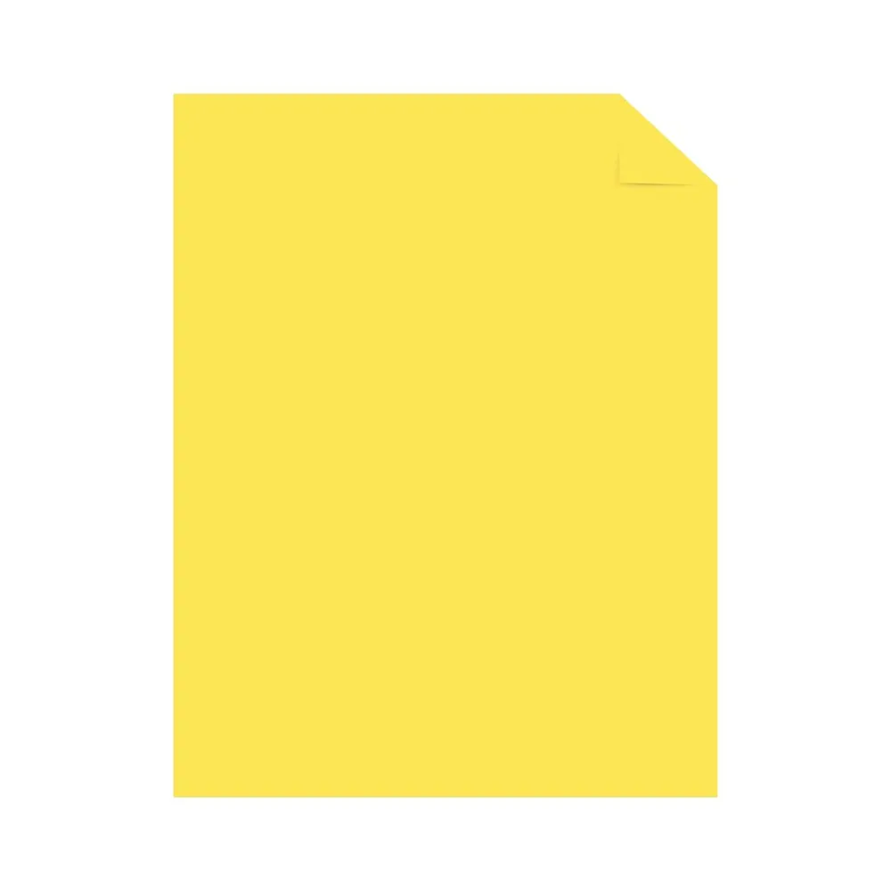 Large Quantity Paper*Astrobrights Punchy Pastels 8.5" x 11" Colored Paper, 24 lbs., Lively Lemon, 200 Sheets/Pack (91739)