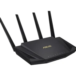 Asus AC Dual Band MU-MIMO WiFi 6 Router, Black (RT-AX3000)