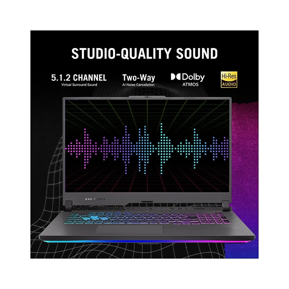 Best Asus ROG Strix G17 17.3" FHD 144Hz Gaming Laptop, Nvidia GeForce RTX 4050, AMD Ryzen 9-7940HX, 16GB RAM, 1TB SSD, Windows 11