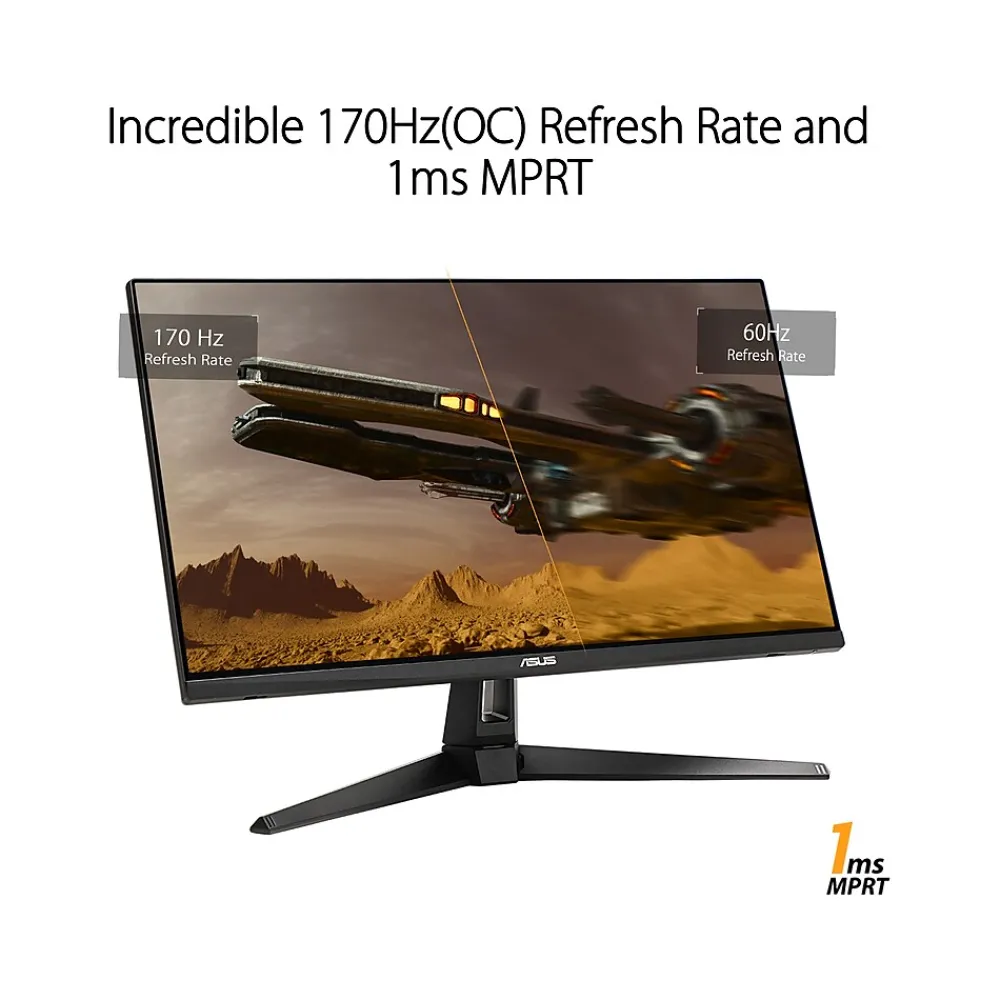 Asus TUF Gaming VG27AQAY1A 27" 170Hz LED Gaming Monitor,Black (90LM05Z0-B0C3B0)