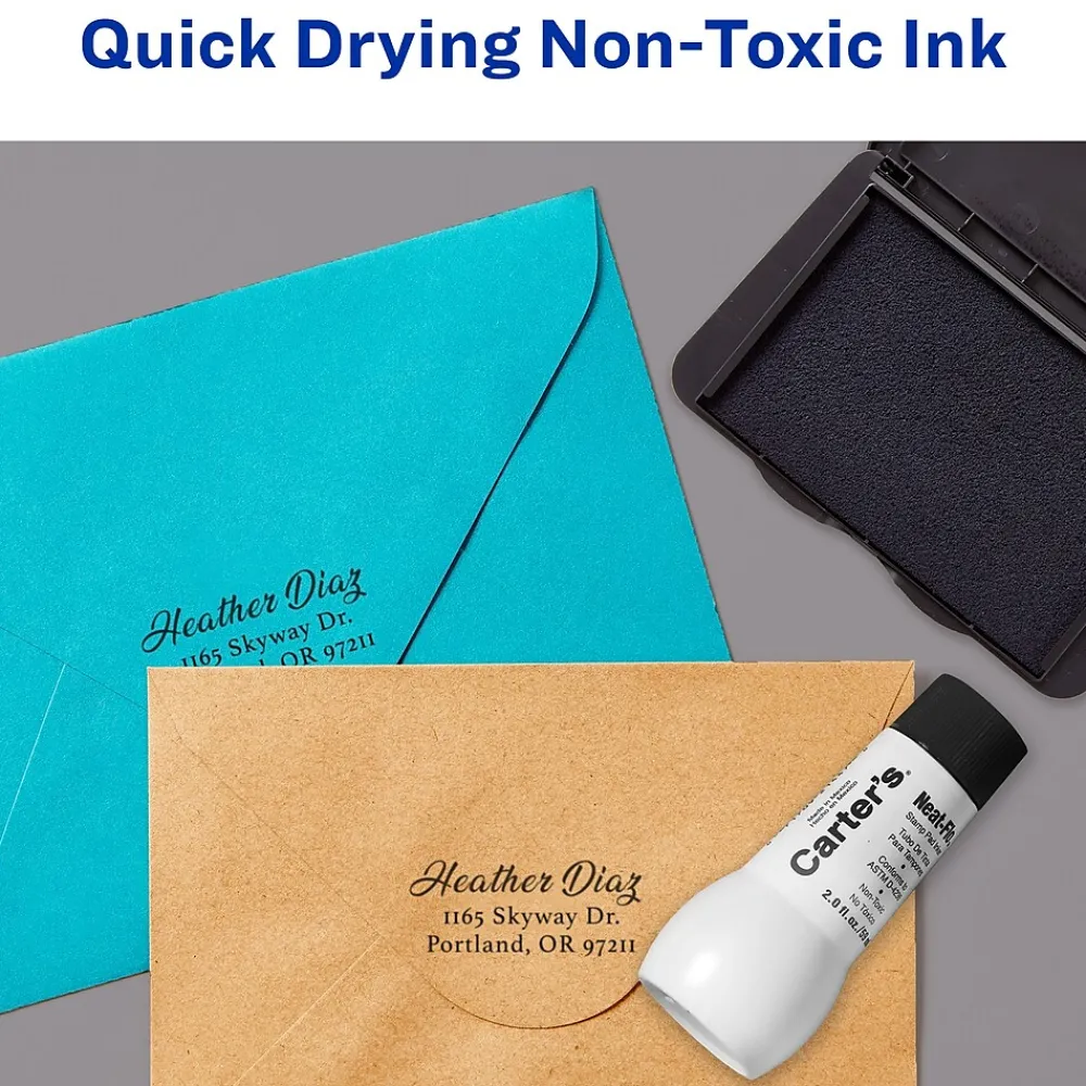 Stamps & Stamp Pads|Carter's Avery Stamp Pad, Black Ink (21082)