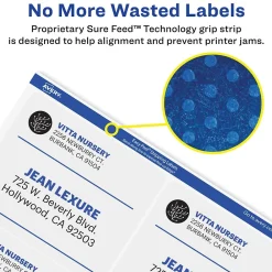 Hot Avery Easy Peel Inkjet Shipping Labels, 3-1/3