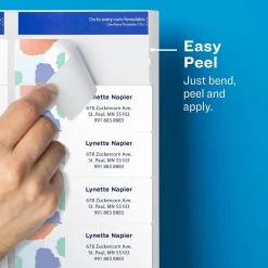 Hot Avery Easy Peel Laser Address Labels, 1-1/3