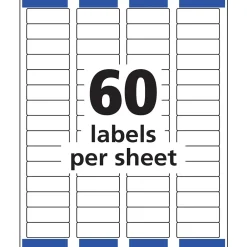 Avery Easy Peel Laser Return Address Labels, 2/3