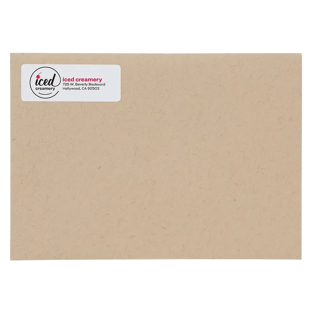 Avery Easy Peel Laser Return Address Labels, 2/3" x 1-3/4", Glossy White, 1,500 Labels/Pack (6524)