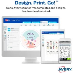 New Avery Inkjet Shipping Labels, 5-1/2