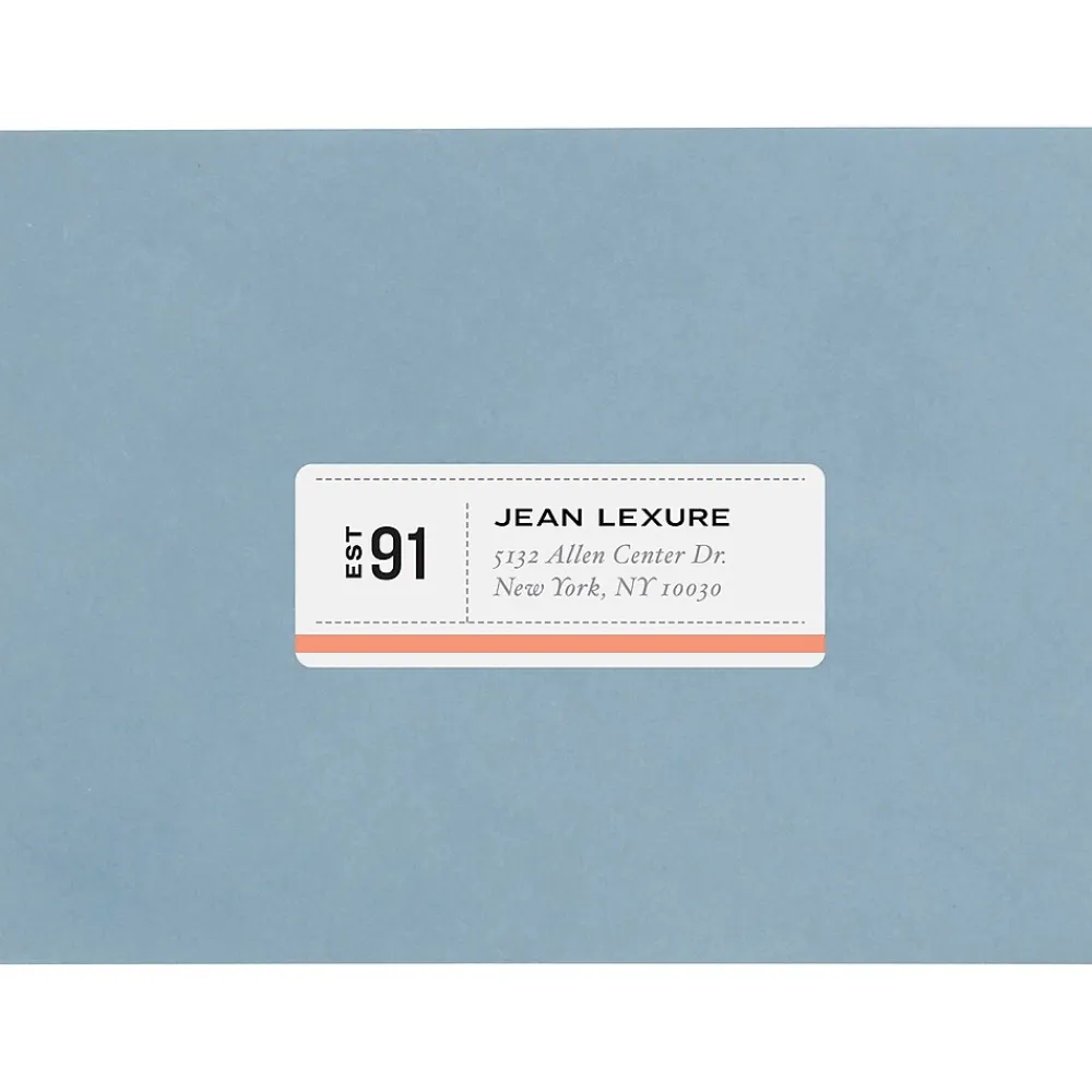 Discount Avery Mini-Sheets Laser/Inkjet Address Labels, 1" x 2-5/8", White, 200 Labels/Pack (2160)
