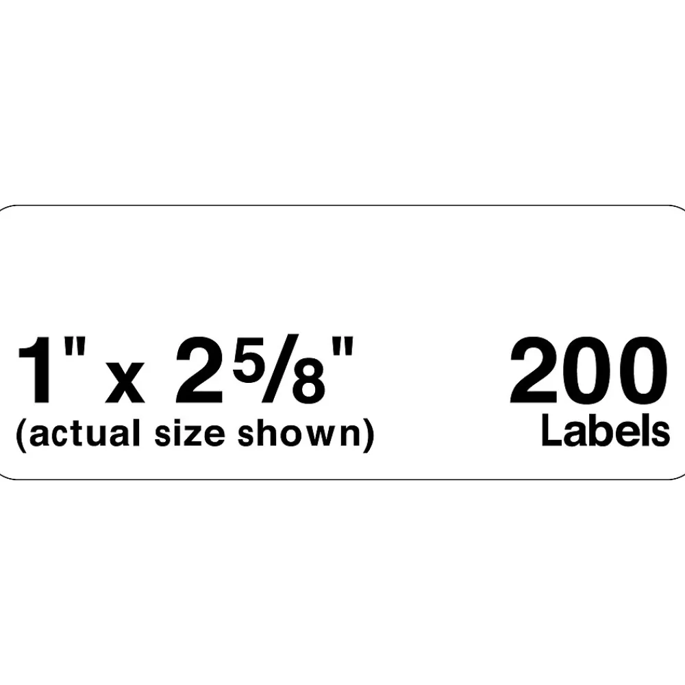 Discount Avery Mini-Sheets Laser/Inkjet Address Labels, 1" x 2-5/8", White, 200 Labels/Pack (2160)