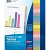 Sheet Protectors|Avery Protect 'n Tab Heavyweight Sheet Protectors, 8-1/2" x 11", Clear, 1/Set (74161)