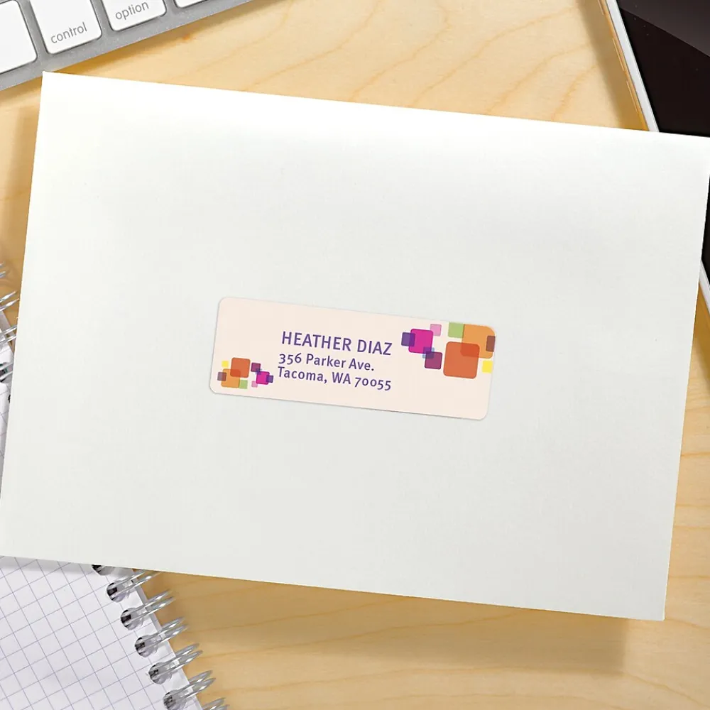 Outlet Avery Sure Feed Inkjet Return Address Labels, 3/4" x 2-1/4", 600 Labels/Pack (8257)