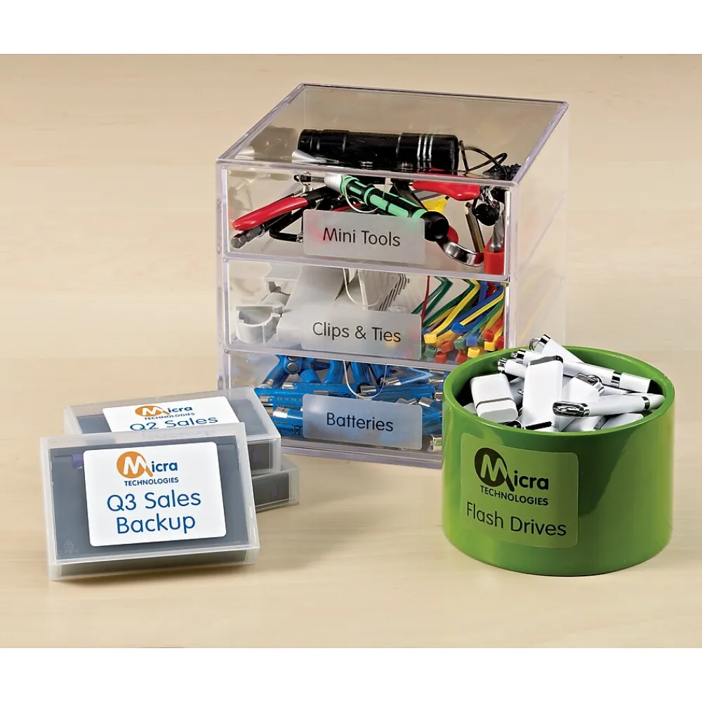 Outlet Avery Sure Feed Laser/Inkjet ID Labels, 2" x 2-5/8", White, 225 Labels/Pack (6572)